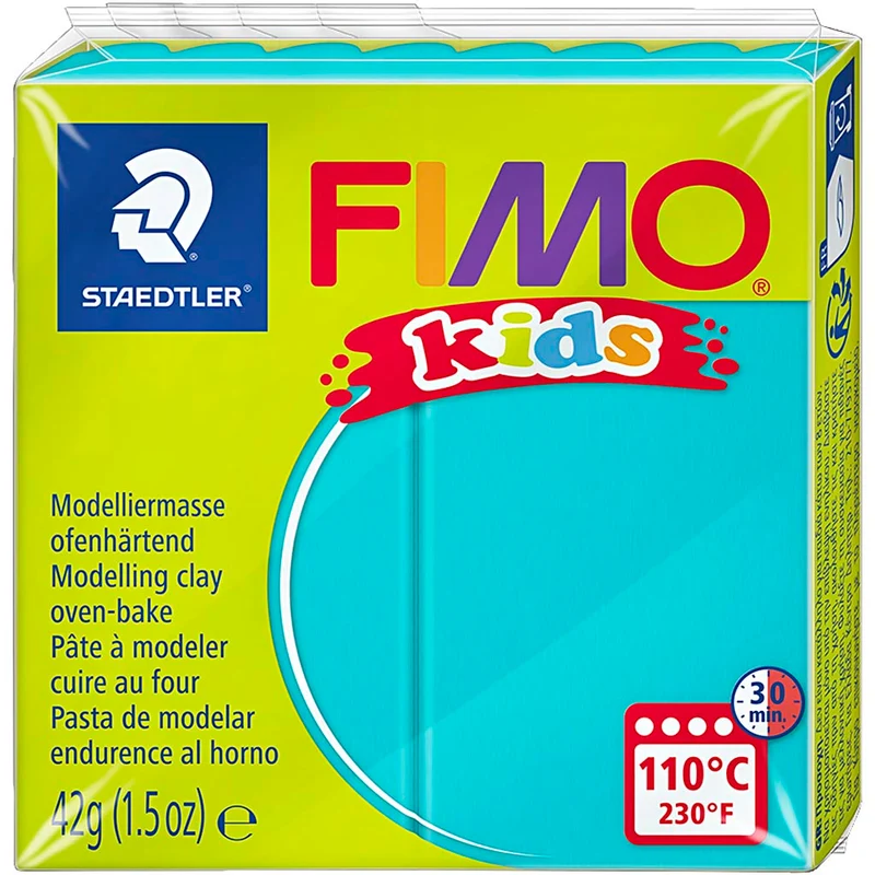 FIMO® Kids Clay, Türkis, 42 g/ 1 Pck [HOB-78526]