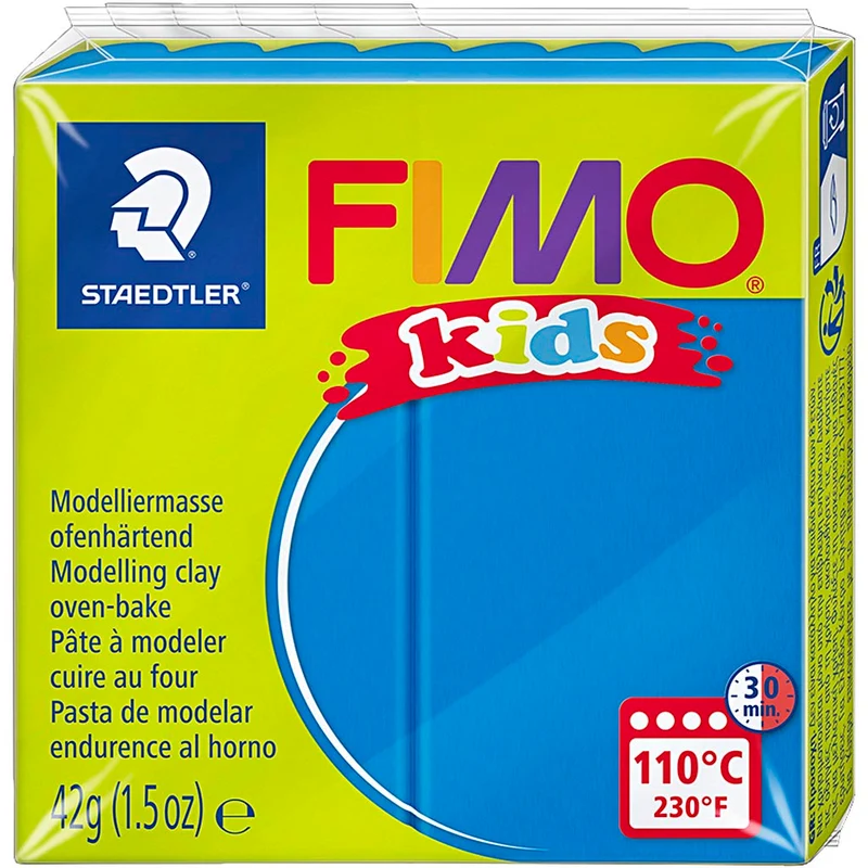 FIMO® Kids Clay, Blau, 42 g/ 1 Pck [HOB-78525]