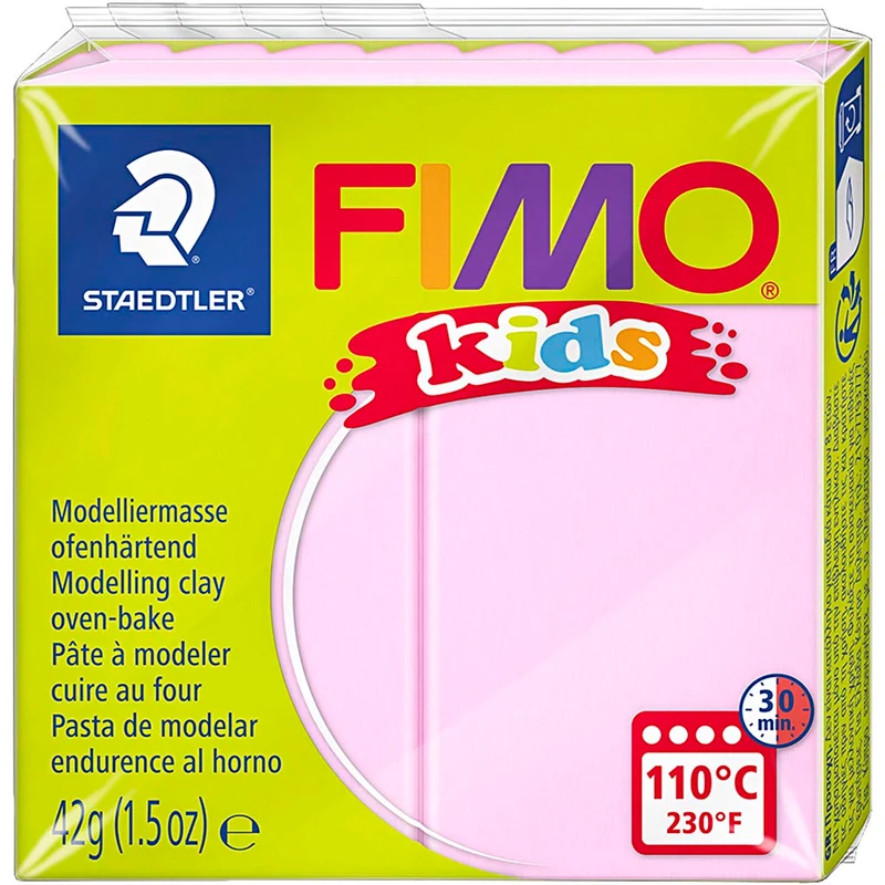 FIMO® Kids Clay, Rosa, 42 g/ 1 Pck [HOB-78523]