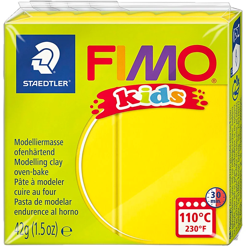 FIMO® Kids Clay, Gelb, 42 g/ 1 Pck [HOB-78521]