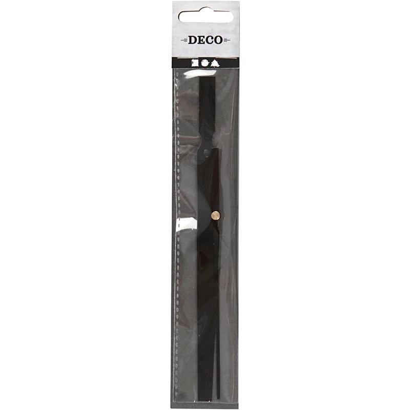 Uhrzeiger, Lochgröße 4+6 mm, Schwarz, 1 Set [HOB-13009]
