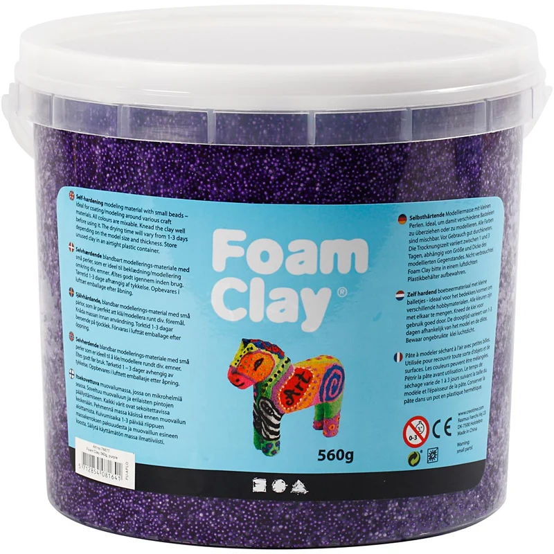 Foam Clay® , Flieder, 560 g/ 1 Eimer [HOB-78877]