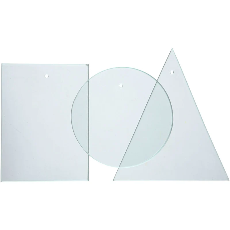 Glasplatten, Dicke 3 mm, 3x30 Stk/ 1 Pck [HOB-99805]