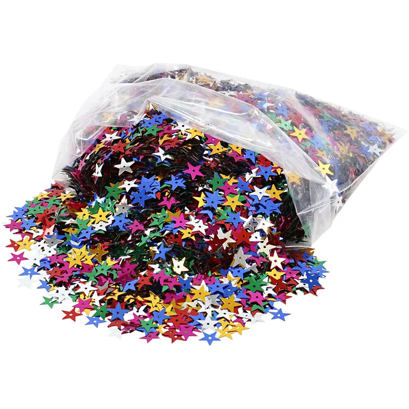 Pailletten -Sortiment, Größe 10 mm, 250 g/ 1 Pck [HOB-99548]