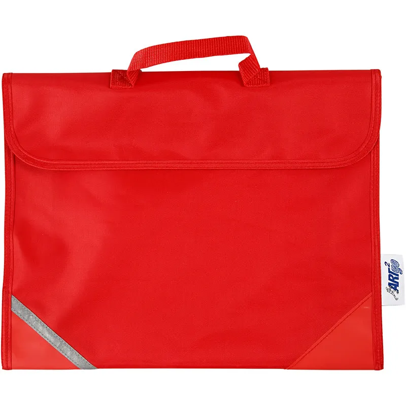 Schultasche, T 9 cm, Größe 36x29 cm, Rot, 1 Stk [HOB-951821]