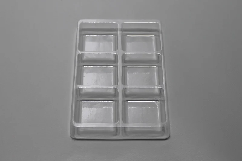 Einsätze für 6 Pralinen 6.7x1.4x10.3cm Transparent (25 Stück) [FPBI274]