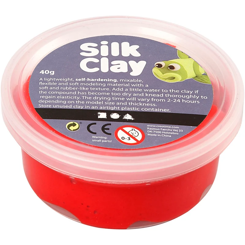 Silk Clay®, Rot, 40 g/ 1 Dose [HOB-79104]