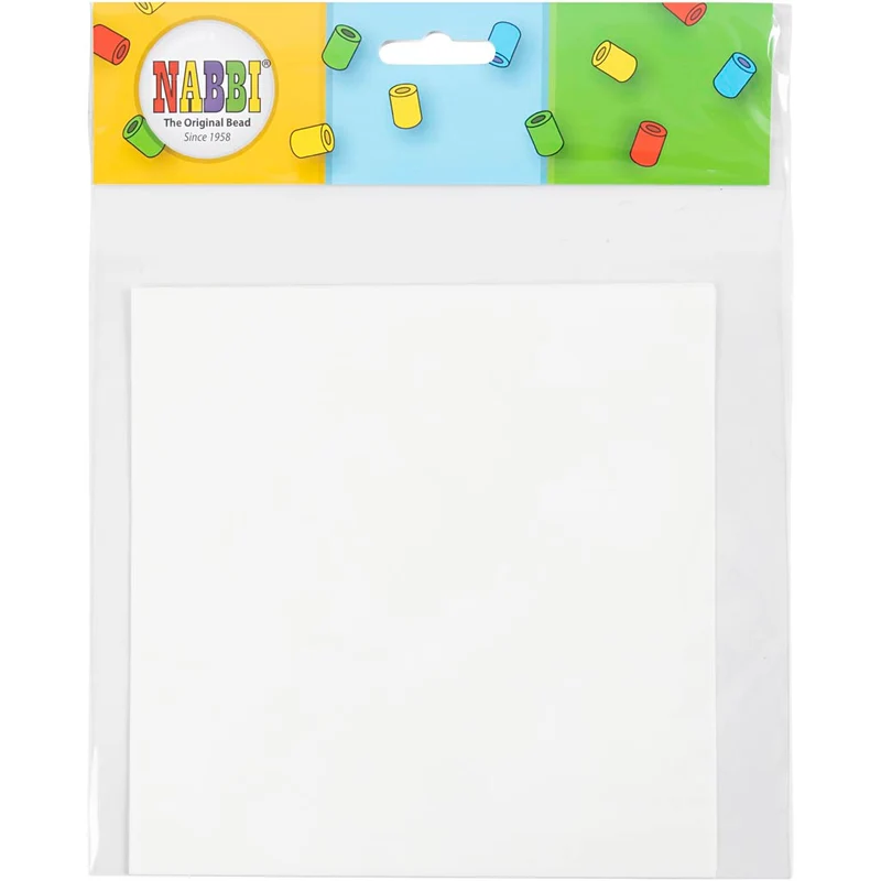 Bügelpapier, Größe 16x16 cm, Transparent, Transparent, 8 Bl./ 1 Pck [HOB-75333]
