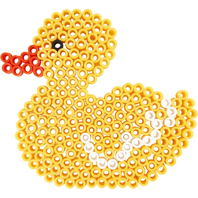 Steckplatte, Teddybär, Auto, Hirsch, Ente und Häschen, Größe 16x19,5-19x24 cm, JUMBO, Transparent, 5 Stk/ 1 Pck [HOB-75323]