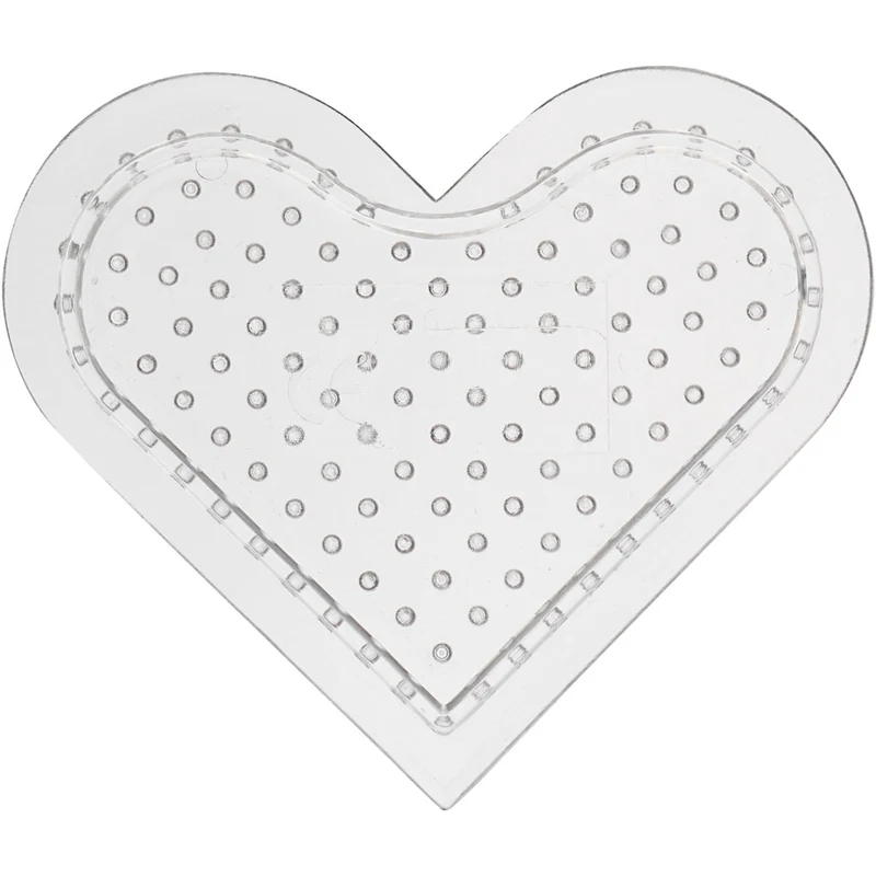 Steckplatte, Kleines Herz, Größe 7 cm, medium, 10 Stk/ 1 Pck [HOB-753081]