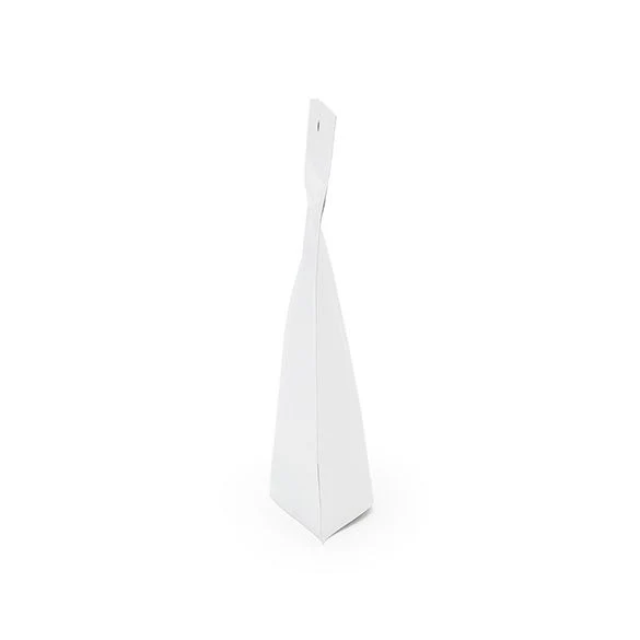 Standbodenbeutel Mattweiß 10.2x6x15.2cm | 57 Gramm mit Aufhängeloch (100 Stück) [ZBGM2MWH]
