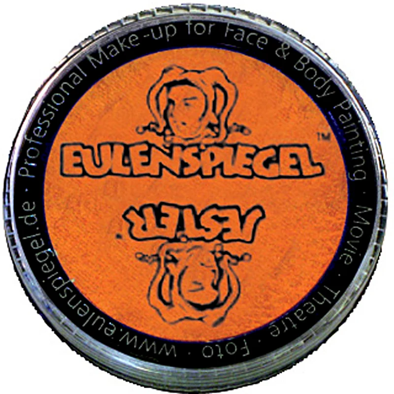 Eulenspiegel Gesichtsschminke, Perlglanz-Orange, 20 ml/ 1 Dose [HOB-76000]