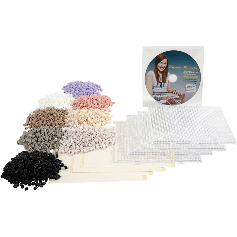 Fotoperlen-Set, medium, Sortierte Farben, 14000 Stck., 1 Set [HOB-75597]