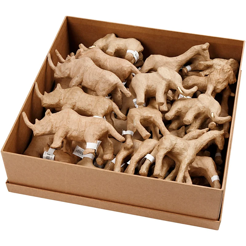 Tiere der Savanne, H 7,5-10 cm, 32 Stk/ 1 Pck [HOB-99382]