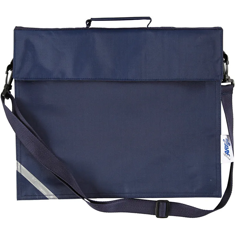 Schultasche, T 6 cm, Größe 36x31 cm, Dunkelblau, 1 Stk [HOB-951731]