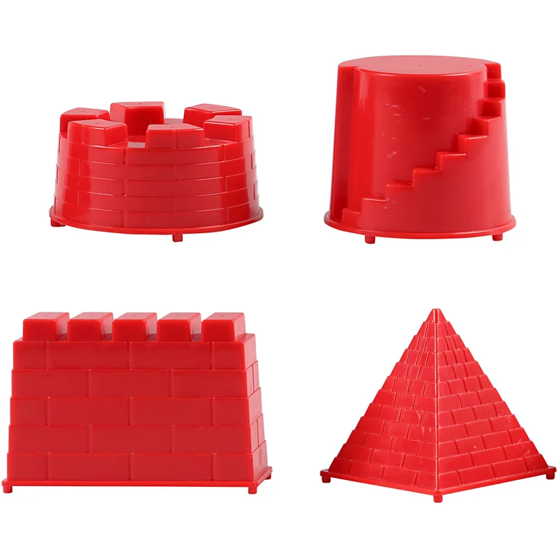 Sandförmchen, Burgen, Größe 5,5-8,5 cm, 4 Stk/ 1 Pck [HOB-78274]