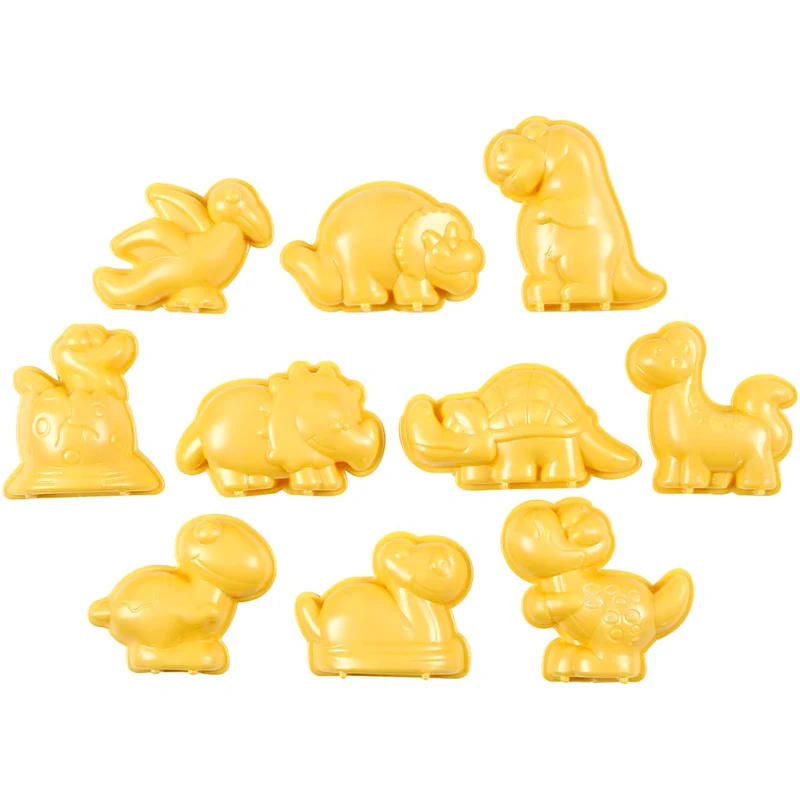 Sandförmchen, Jurassic Park, Größe 4,5-6 cm, 10 Stk/ 1 Pck [HOB-78272]