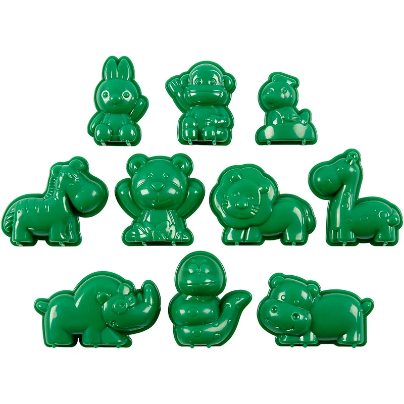 Sandförmchen, Tiere, Größe 4-7 cm, 10 Stk/ 1 Pck [HOB-78271]