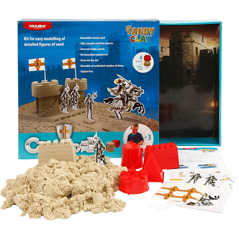 Sandy Clay, Burg, Natur, 1 Set [HOB-78270]