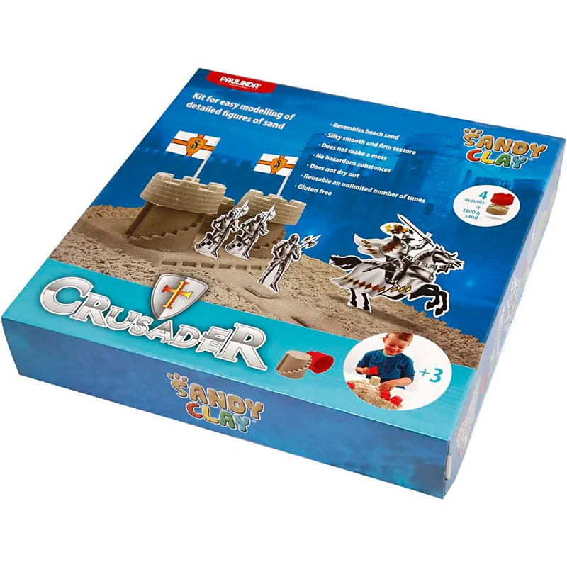Sandy Clay, Burg, Natur, 1 Set [HOB-78270]