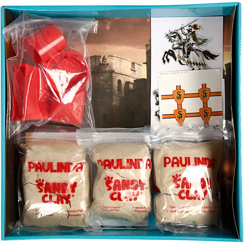Sandy Clay, Burg, Natur, 1 Set [HOB-78270]