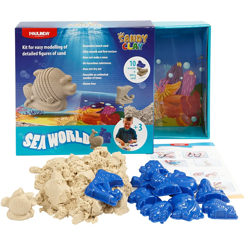 Sandy Clay, Wasserwelt, Natur, 1 Set [HOB-78269]