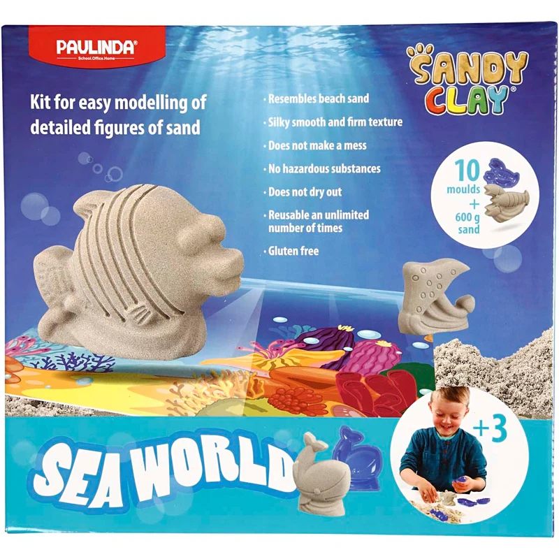 Sandy Clay, Wasserwelt, Natur, 1 Set [HOB-78269]