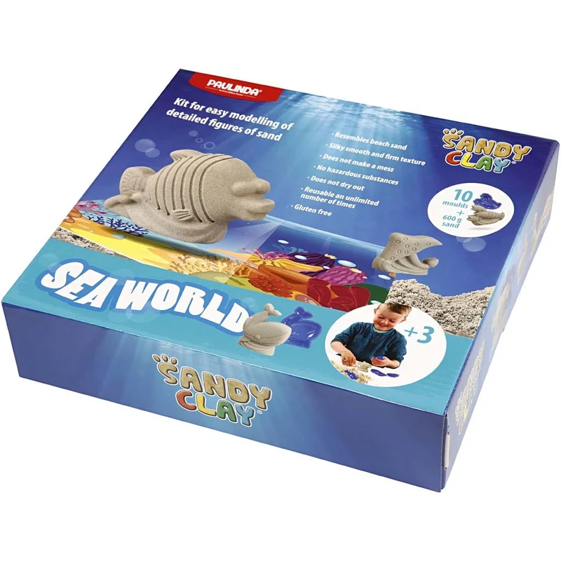 Sandy Clay, Wasserwelt, Natur, 1 Set [HOB-78269]