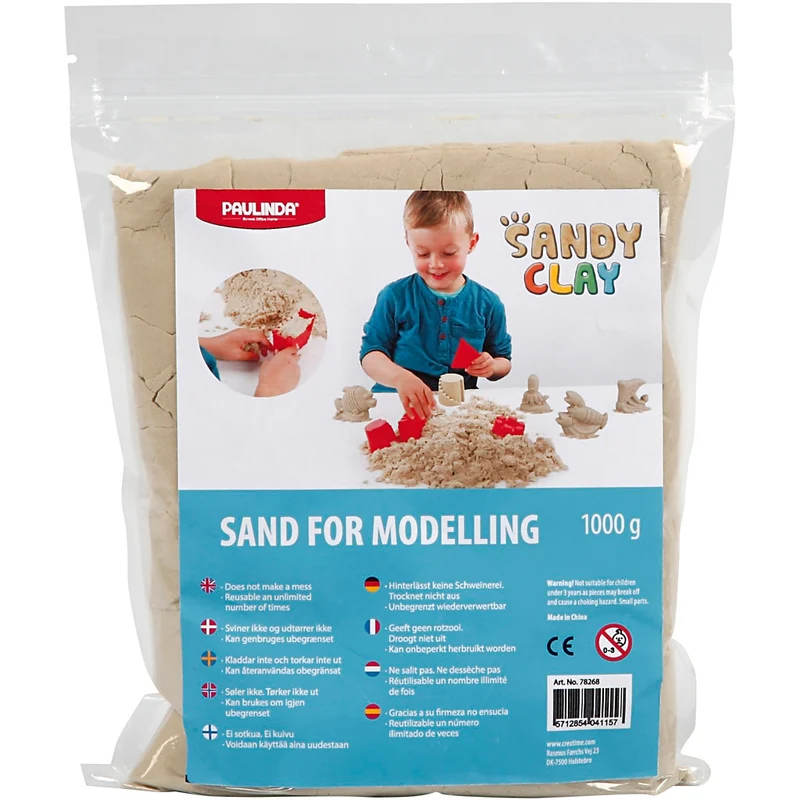 Sandy Clay, Natur, 1kg/ 1 kg [HOB-78268]