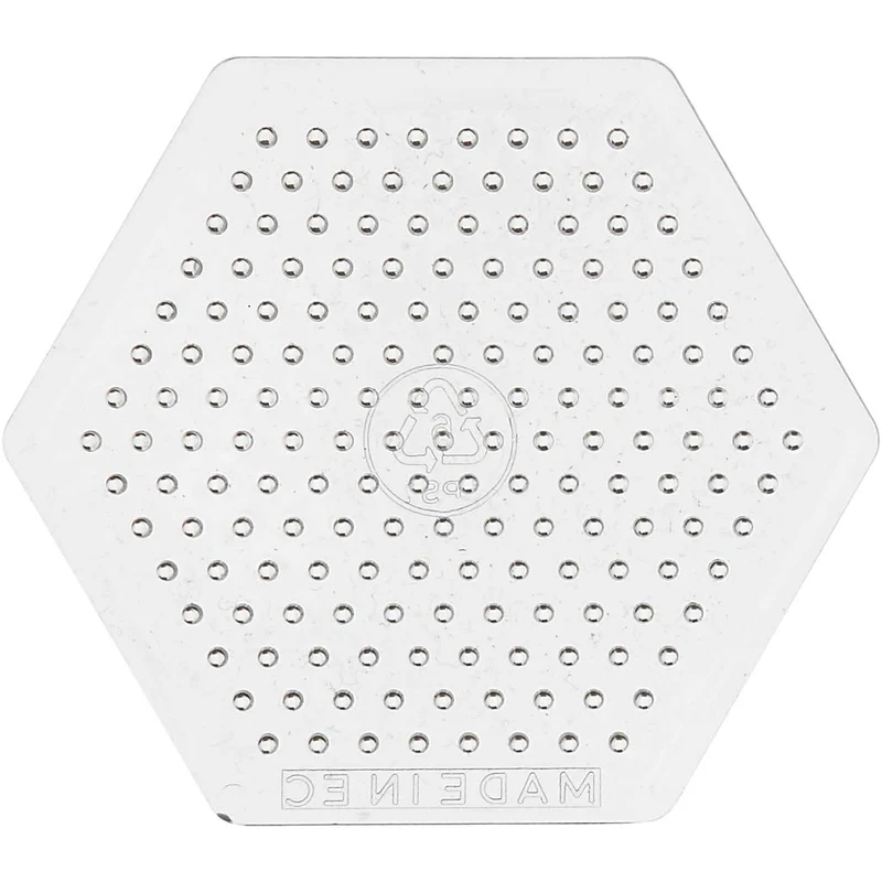 Steckplatte, Kleines Sechseck, Größe 7 cm, medium, 10 Stk/ 1 Pck [HOB-753071]