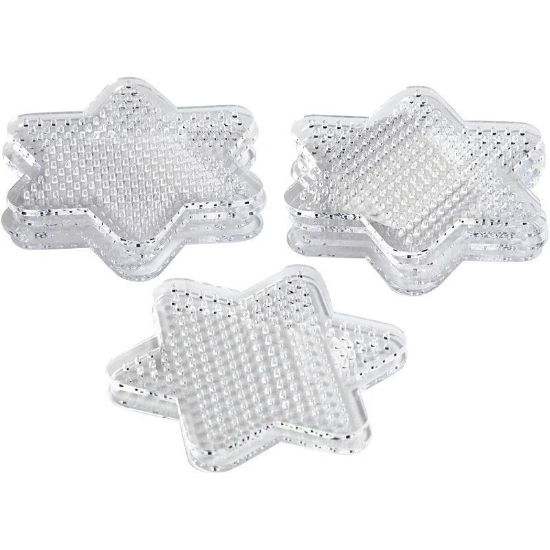 Steckplatte, Kleiner Stern, D 10 cm, medium, 10 Stk/ 1 Pck [HOB-753061]