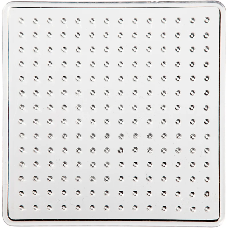 Steckplatte, Kleines Quadrat, Größe 7x7 cm, medium, 10 Stk/ 1 Pck [HOB-753041]