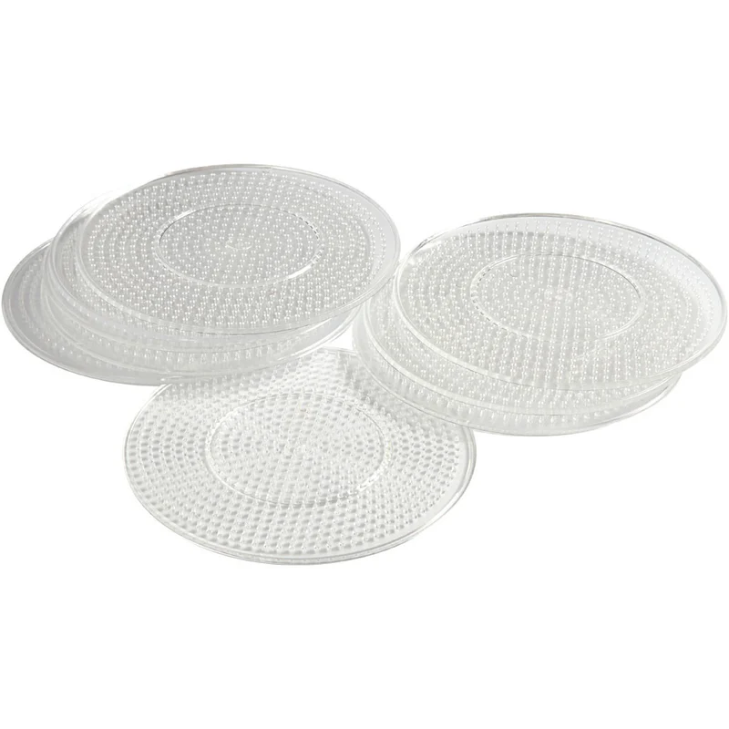 Steckplatte, D 15 cm, medium, Transparent, 10 Stk/ 1 Pck [HOB-753021]