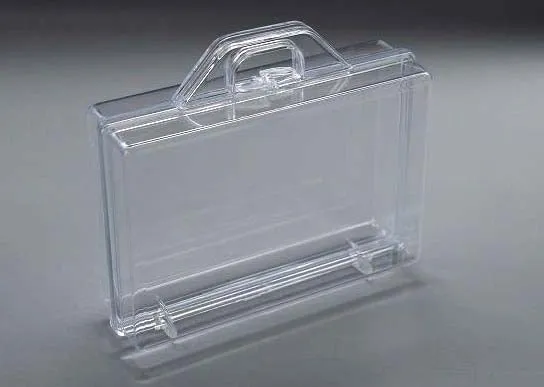 Transparenter Koffer aus Plastik 15.9x14.2cm (25 Stück) [PEP-0211034]