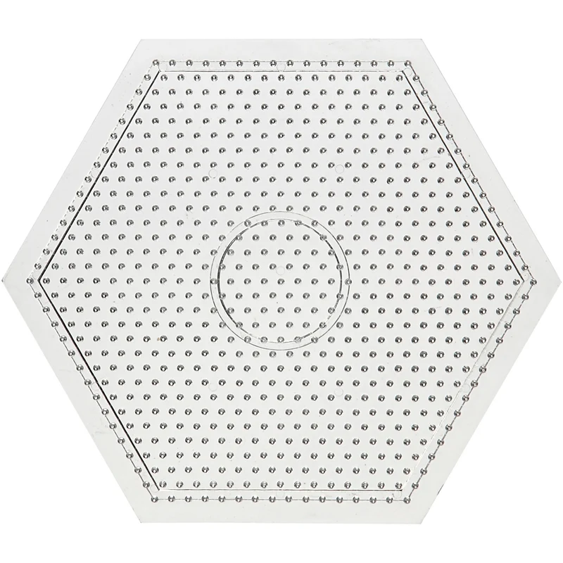 Steckplatte, Großes Sechseck, Größe 15x15 cm, medium, 10 Stk/ 1 Pck [HOB-75590]
