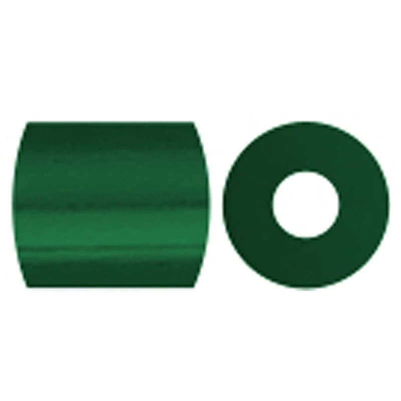 Fotoperlen, Größe 5x5 mm, Lochgröße 2,5 mm, medium, Dunkelgrün (9), 6000 Stk/ 1 Pck [HOB-75559]