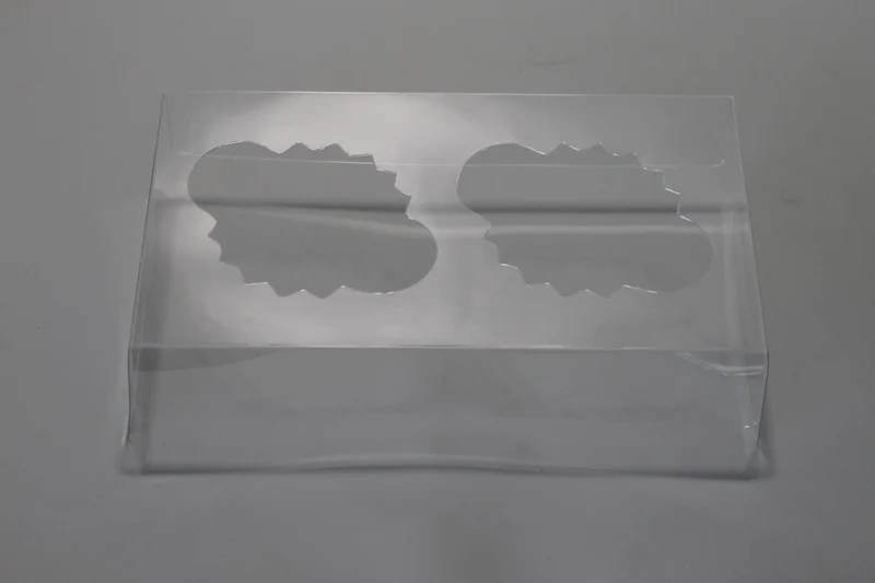 Einsätze für 2 Cupcakes 17x10x2cm Transparent (100 Stück) [FPBI174]