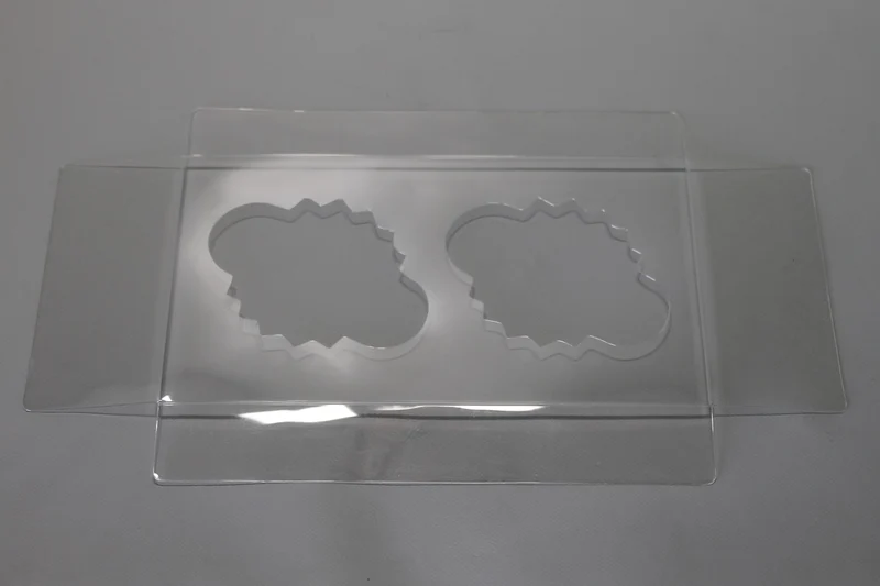Einsätze für 2 Cupcakes 17x10x2cm Transparent (100 Stück) [FPBI174]