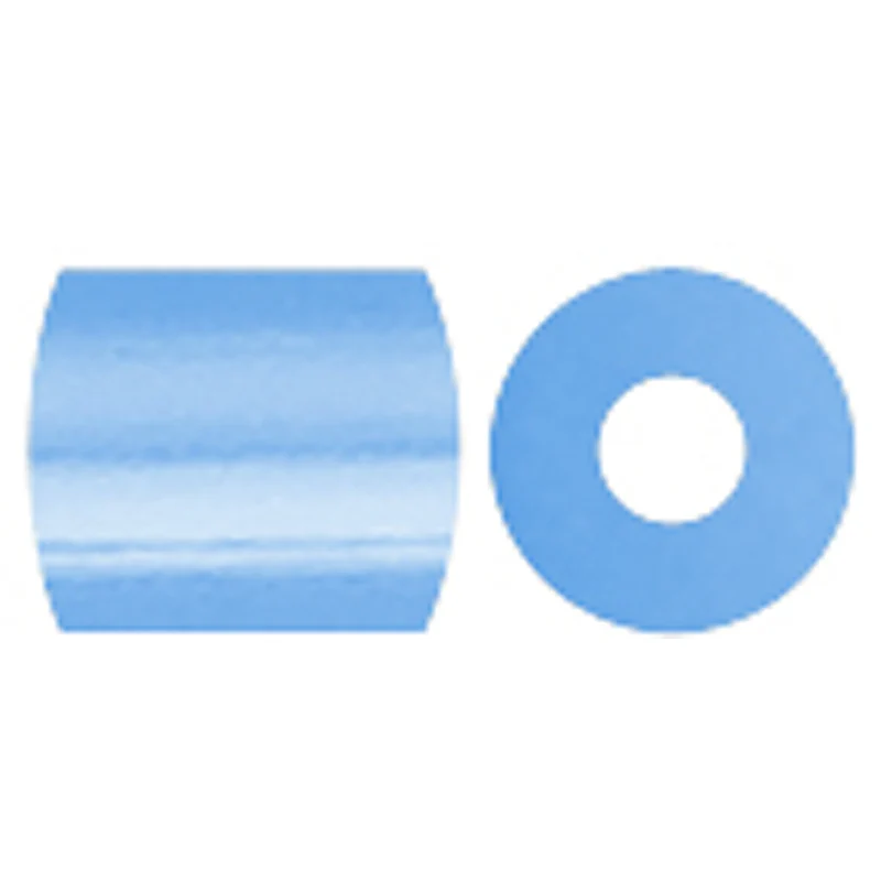 Fotoperlen, Größe 5x5 mm, Lochgröße 2,5 mm, medium, Hellblau (28), 6000 Stk/ 1 Pck [HOB-75528]