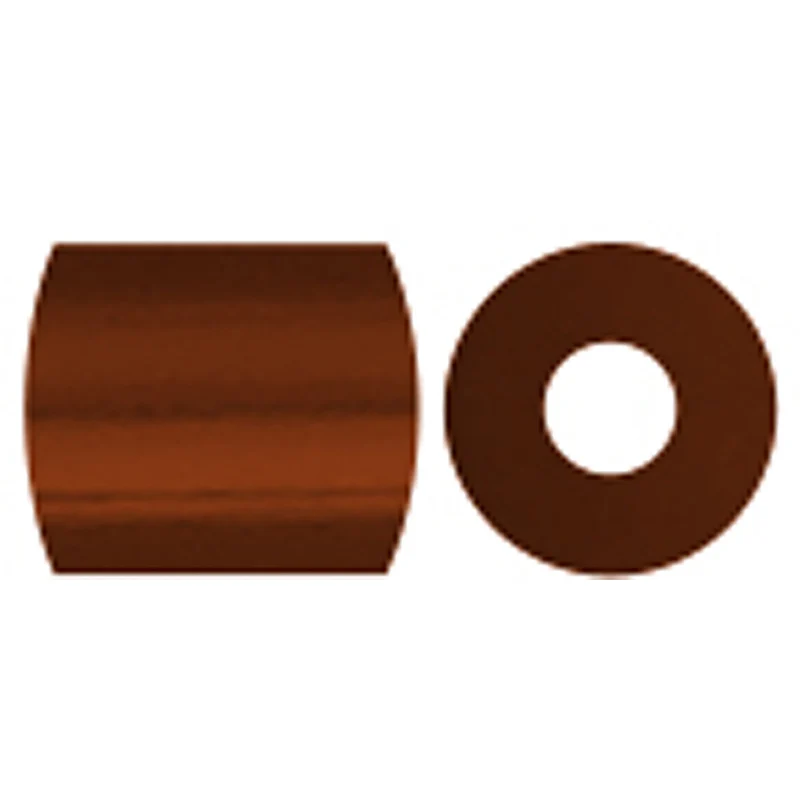 Fotoperlen, Größe 5x5 mm, Lochgröße 2,5 mm, medium, Schokolade (27), 6000 Stk/ 1 Pck [HOB-75527]