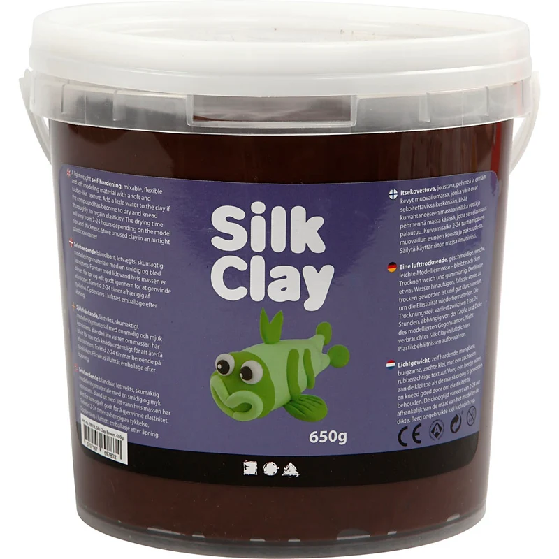 Silk Clay®, Braun, 650 g/ 1 Eimer [HOB-78818]