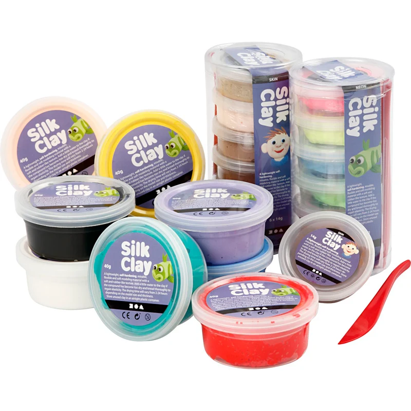 Silk Clay®, Sortierte Farben, 22 Dose/ 1 Pck [HOB-78817]