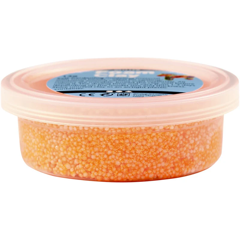 Foam Clay® , Glitter, Pastellfarben, 6x14 g/ 1 Pck [HOB-78812]