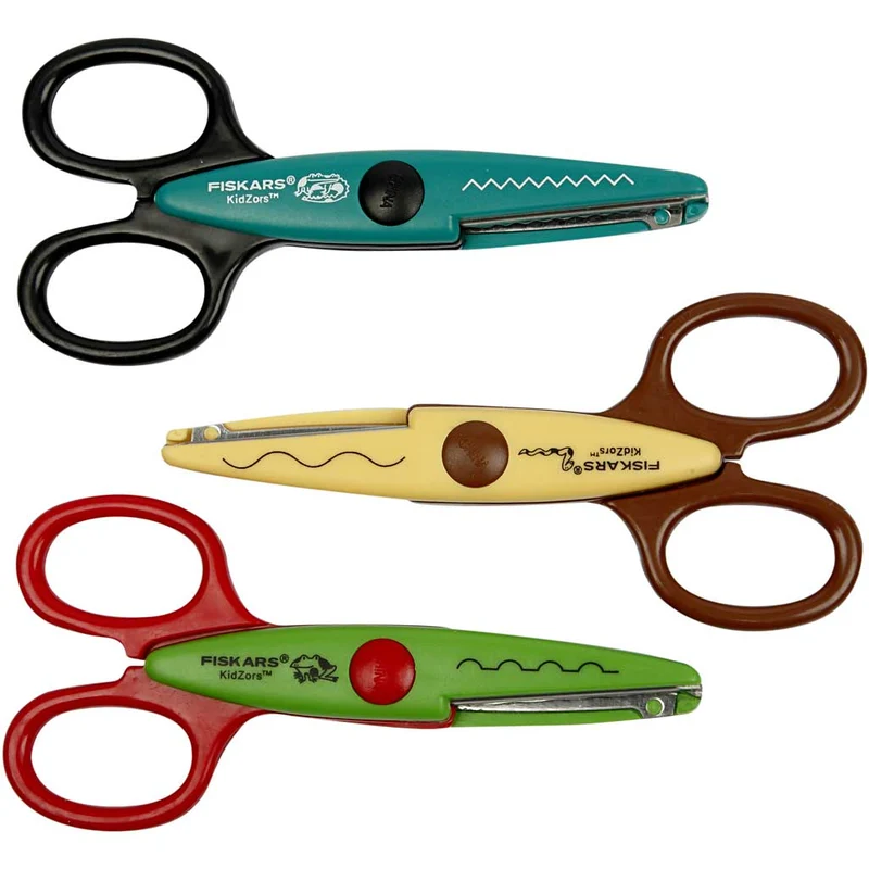 Fiskars Kidzors Konturenscheren - Sortiment, 3 Stk/ 1 Pck [HOB-8231]