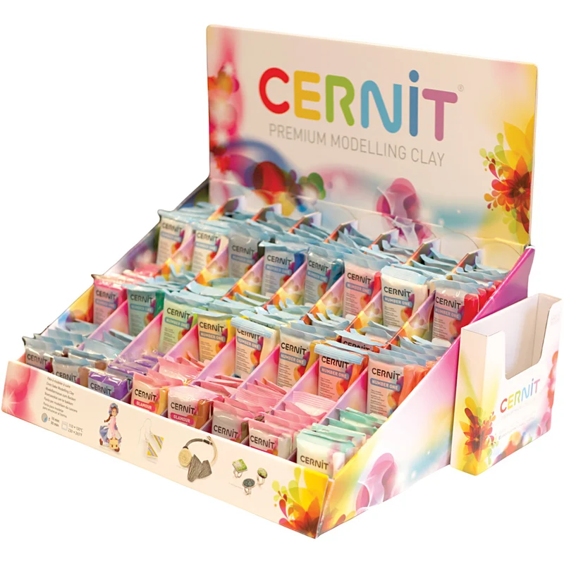 Cernit, Sortierte Farben, 24x6 Pck/ 1 Pck [HOB-78004]