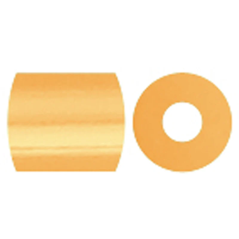 Fotoperlen, Größe 5x5 mm, Lochgröße 2,5 mm, medium, Hellorange (26), 1100 Stk/ 1 Pck [HOB-755260]
