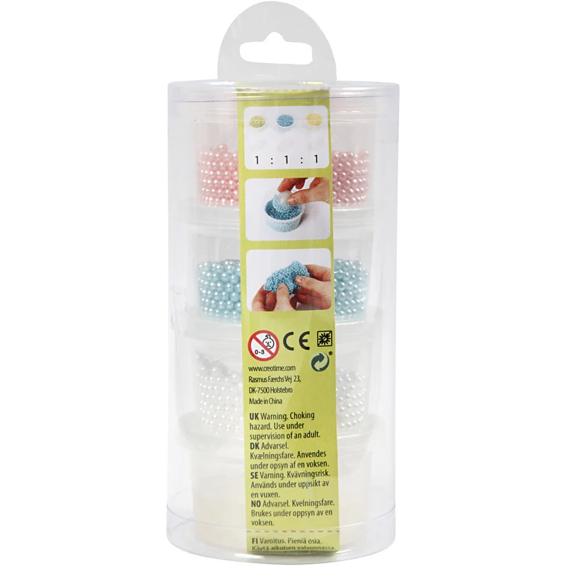 Pearl Clay®, Sortierte Farben, 3x25+38 g, 1 Set [HOB-78725]