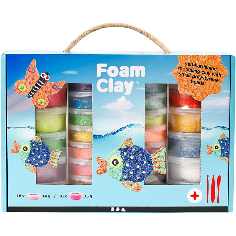 Foam Clay® Geschenkbox, Sortierte Farben, 1 Set [HOB-98112]