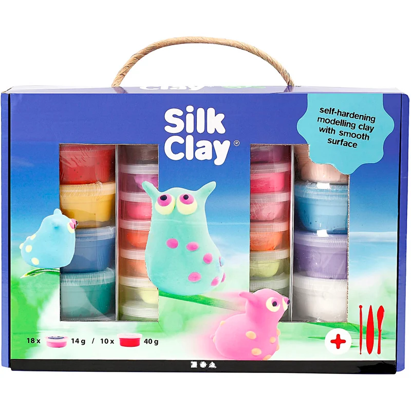 Silk Clay® Set, Sortierte Farben, 1 Set [HOB-98110]
