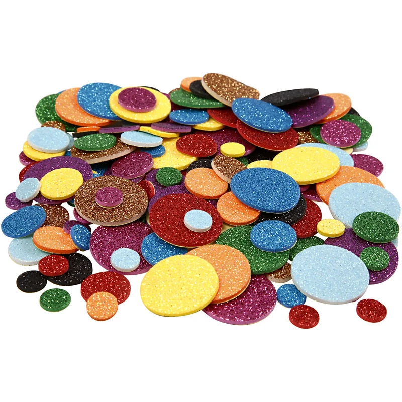 Moosgummikreise, D 12+20+32 mm, 150 Stk/ 1 Pck [HOB-790220]